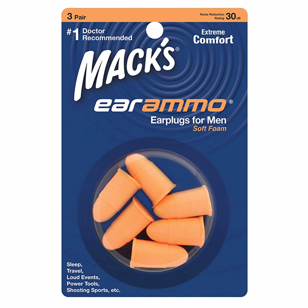Nút bịt tai chống ồn cao cấp Macks Ear Ammo Foam B116