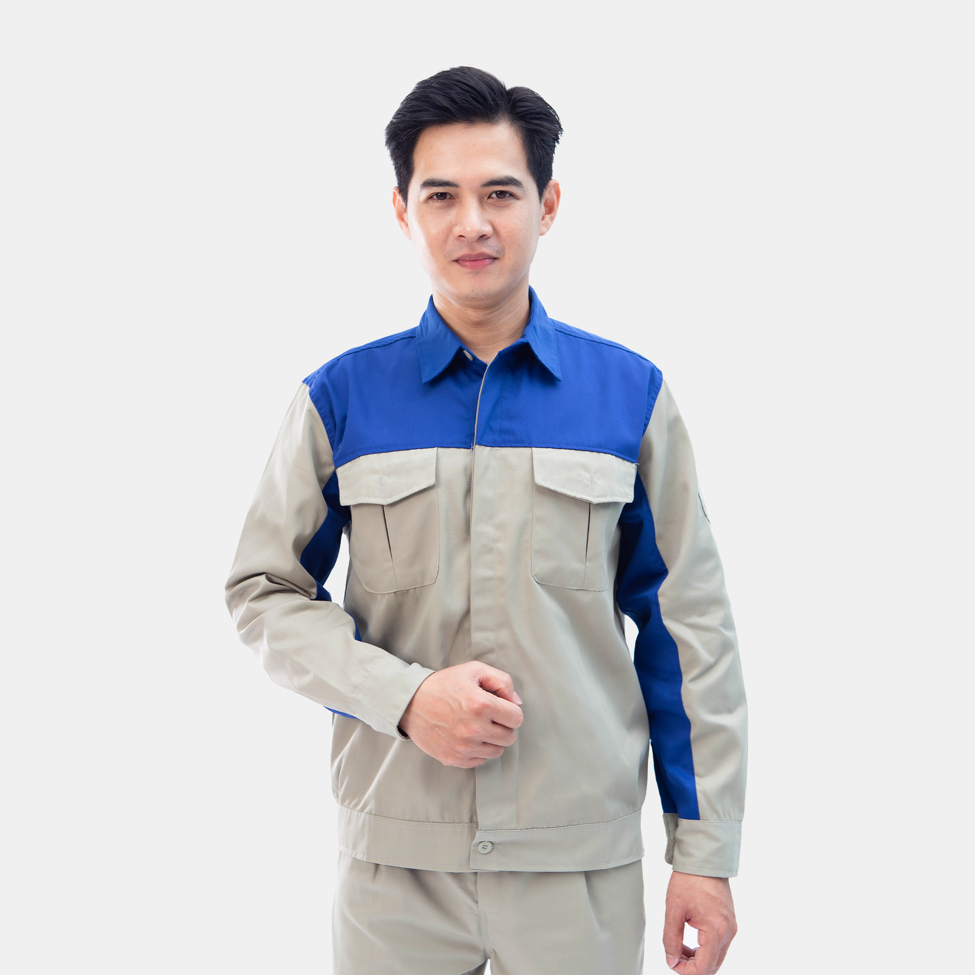 Đồng phục bảo hộ lao động Evinz AV04 cao cấp cho kỹ sư, nhân viên kỹ thuật siêu thoáng mát