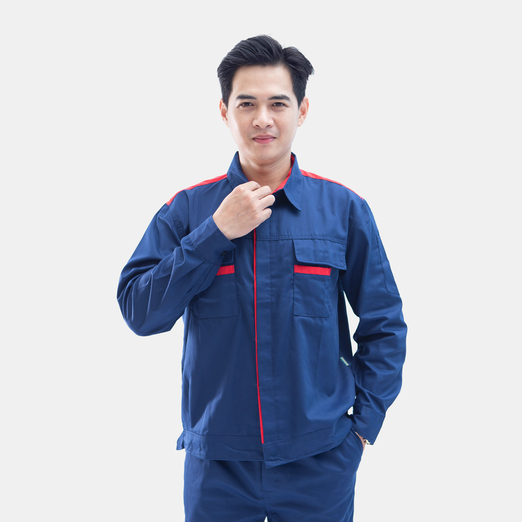 Quần áo bảo hộ lao động Evinz AV05 siêu bền thoáng mát, đồng phục kỹ sư kỹ thuật, công nhân