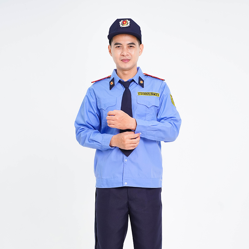 Áo bảo vệ dài tay bo đai thoáng mát màu xanh BH01A