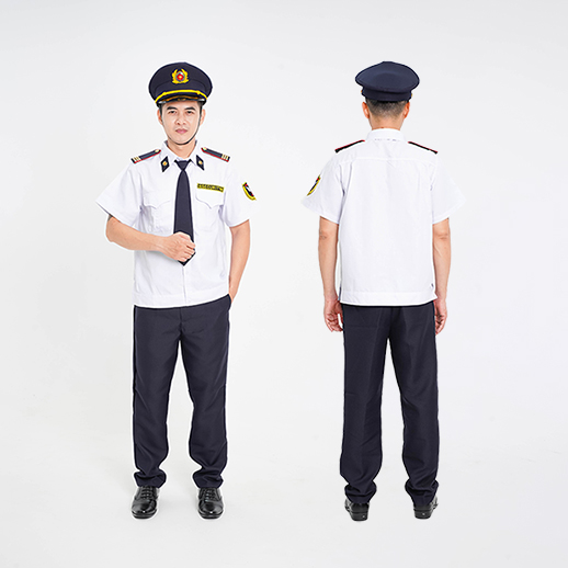 Quần áo bảo vệ ngắn tay bo đai siêu bền màu trắng, áo kate hàn và quần vải casmer BH06