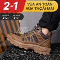 Giày bảo hộ lao động Zboot Z101 cao cổ chống đinh an toàn, Size 42