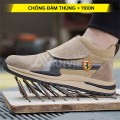 Giày thợ hàn Zboot Z103 da bò cao cấp chống cháy, đế thép chống đinh, Size 42