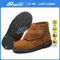 Giày thợ hàn Zboot Z106 cao cổ da bò chống cháy mũi thép, Size 42