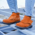 Giày thợ hàn Zboot Z106 cao cổ da bò chống cháy mũi thép, Size 42