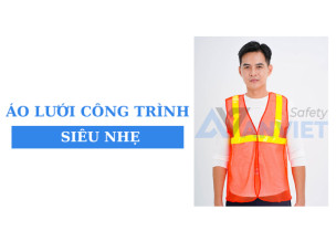 Áo lưới công trình giá rẻ, nhận in logo theo yêu cầu