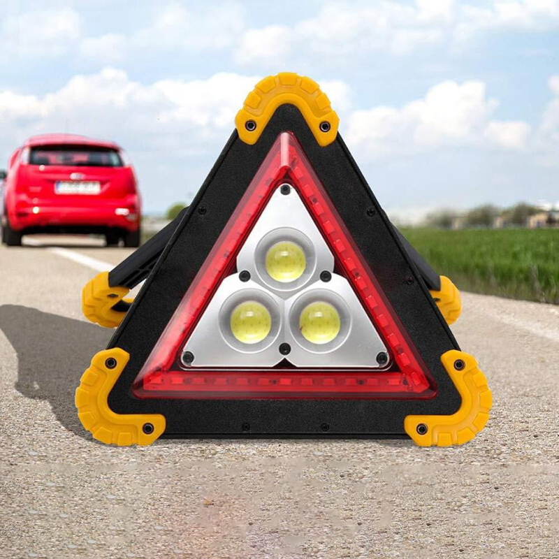 Đèn cảnh báo tam giác loại to có nhiều chế độ nháy V20