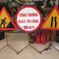 Biển cảnh báo công trường đang thi công hình tròn V18, Biển báo hiệu