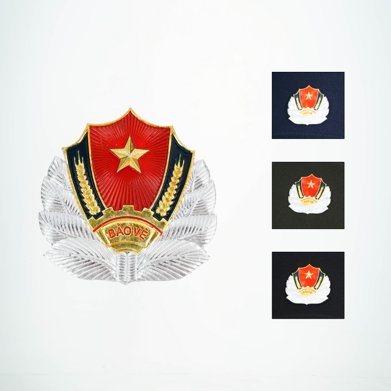 Sao hiệu gắn mũ bảo vệ theo thông tư 08 BH43