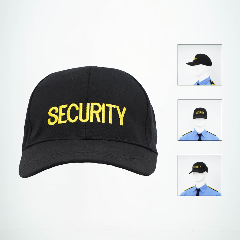 Mũ, nón lưỡi trai bảo vệ, vệ sĩ thêu chữ Security BH41