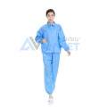 Quần áo phòng sạch bộ rời chống tĩnh điện S101, Màu xanh - Size M