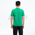 Áo phông đồng phục màu xanh lá P16, Size L - Vải cá sấu mè