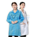 Áo choàng phòng sạch chống bụi, chống tĩnh điện cho công nhân thực phẩm S103, Màu xanh - Size M