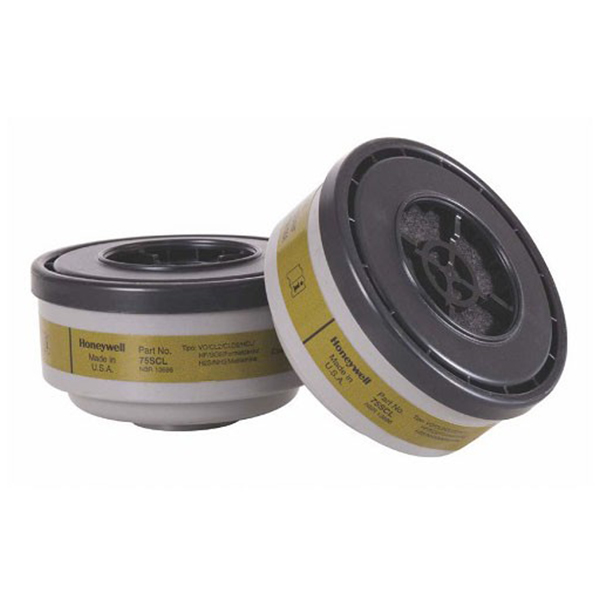 Phin lọc hơi hữu cơ, amoniac và axit gas Honeywell 75SCL N123