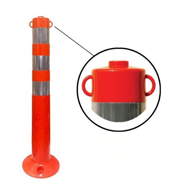Cọc tiêu phân làn giao thông hình trụ có móc lắp xích V36