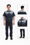  Quần áo bảo hộ lao động Evinz AV25 thời trang cho kỹ sư, kỹ thuật ngắn tay, Size L - Vải kaki liên doanh