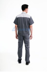 Quần áo bảo hộ lao động Evinz AV26 cho kỹ sư kỹ thuật ngắn tay thoáng mát, Size L - Vải kaki liên doanh