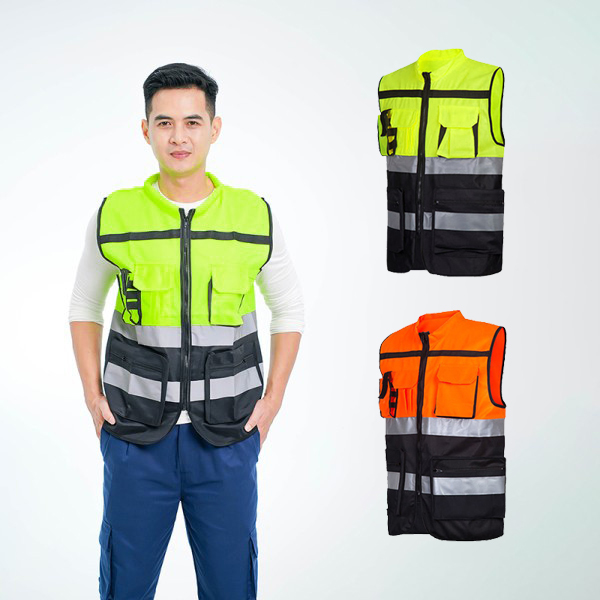 Áo gile phản quang thoáng khí siêu nhẹ AV36