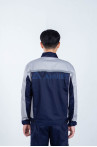 Quần áo bảo hộ lao động Evinz AV59 kiểu dáng chuyên nghiệp cho kỹ sư, nhân viên kỹ thuật, Size L - Vải kaki liên doanh