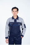 Quần áo bảo hộ lao động Evinz AV59 kiểu dáng chuyên nghiệp cho kỹ sư, nhân viên kỹ thuật, Size L - Vải kaki liên doanh