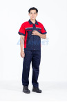 Quần áo bảo hộ lao động Evinz AV60 tay ngắn, form chuẩn cho kỹ sư, kỹ thuật , Size M - Vải kaki liên doanh