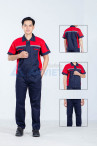 Quần áo bảo hộ lao động Evinz AV60 tay ngắn, form chuẩn cho kỹ sư, kỹ thuật , Size M - Vải kaki liên doanh