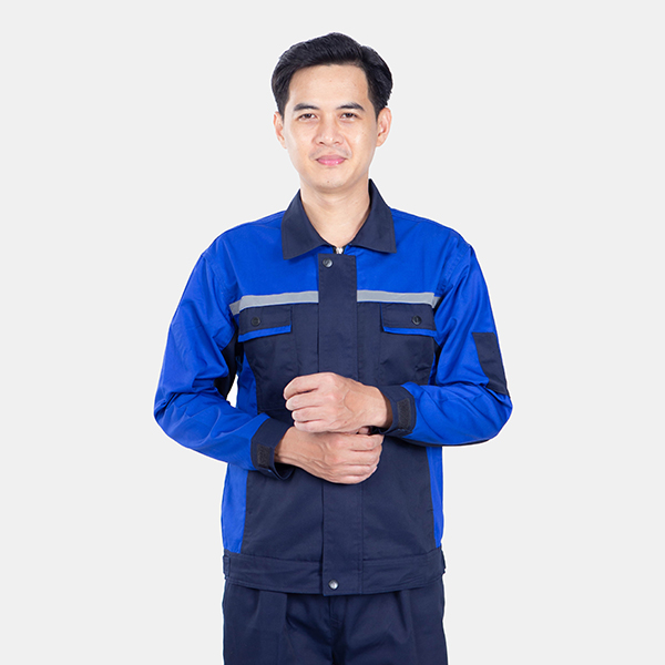 Quần áo bảo hộ lao động Evinz AV61 tay dài, chống bám bẩn cho kỹ sư, kỹ thuật