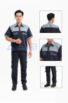  Quần áo bảo hộ lao động Evinz AV25 thời trang cho kỹ sư, kỹ thuật ngắn tay, Size L - Vải kaki liên doanh