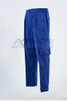 [Siêu khuyến mãi] Quần bảo hộ lao động AV03 màu xanh vải kaki siêu bền, Size L - Vải kaki liên doanh