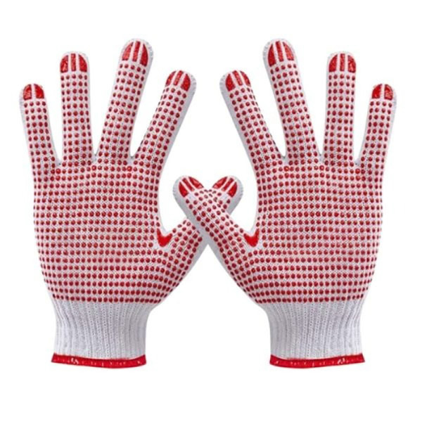 Găng tay sợi len phủ hạt nhựa chống trơn trượt cao cấp T130