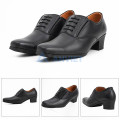 Giày bảo vệ nữ BH22 bằng da cao cấp, đế cao sang trọng, Size 38
