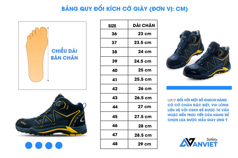 hướng dẫn chọn size