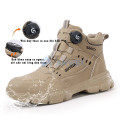 Giày bảo hộ lao động Zboot Z117 cao cổ,  thiết kế nút vặn, chống đinh, chống thấm nước , Size 41
