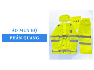 3 mẫu áo mưa bộ phản quang chuyên dụng dành cho cảnh sát giao thông