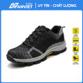 Giày bảo hộ lao động Zboot Z111 thoáng khí, đế chống đinh, mũi lót thép cao cấp, Size 42