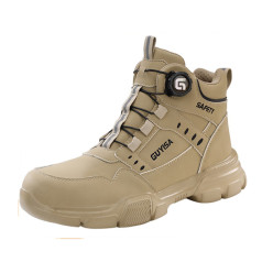 Giày bảo hộ lao động Zboot Z117 cao cổ,  thiết kế nút vặn, chống đinh, chống thấm nước , Size 41