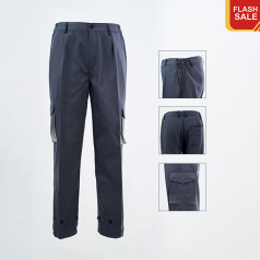 [Siêu khuyến mãi - Mua 1 tặng 1] Quần bảo hộ lao động AV07 màu đen chất liệu kaki cực bền, Size XXL - Vải kaki liên doanh