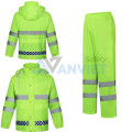 Bộ quần áo mưa phản quang cảnh sát giao thông loại 2 A10, Size L
