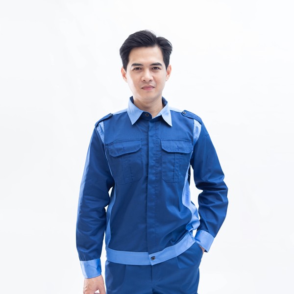 [Siêu khuyến mãi] Quần áo bảo hộ lao động Evinz AV03 cho kỹ sư kỹ thuật thời trang hiện đại thoáng mát