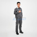Áo bảo hộ lao động Evinz AV07 chất liệu vải kaki đẹp, bền màu, mặc thoáng mát cho kỹ sư, công nhân, Size M - Vải kaki liên doanh