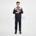 Áo bảo hộ lao động Evinz AV06 bền đẹp, thoáng mát cho kỹ sư, công nhân, Size L - Vải kaki liên doanh