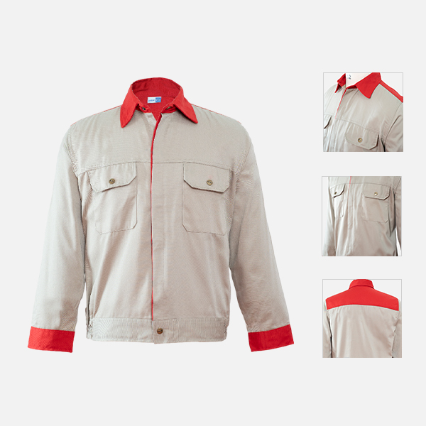 Áo bảo hộ lao động Evinz AV09 vải kaki cao cấp, không phai xù cho kỹ sư, nhân viên kỹ thuật