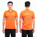 Áo polo đồng phục màu cam P09, Size S - Vải cá sấu mè