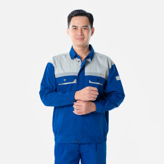 Đồng phục bảo hộ lao động Evinz AV40 vải kaki bền, có phản quang dành cho kỹ sư, nhân viên kỹ thuật, công nhân