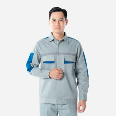Đồng phục bảo hộ lao động Evinz AV19 chuyên nghiệp cho kỹ sư, kỹ thuật, thợ cơ khí