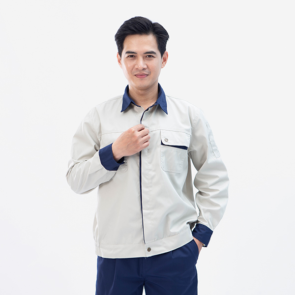 Quần áo bảo hộ lao động Evinz AV46 chất liệu dày dặn, chuẩn form cho kỹ sư, kỹ thuật