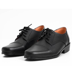 Giày bảo hộ BH25 chất liệu da simili màu đen lịch lãm