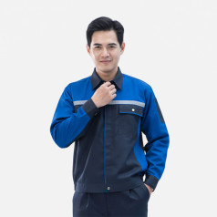 Quần áo bảo hộ lao động Evinz AV61 tay dài, chống bám bẩn cho kỹ sư, kỹ thuật