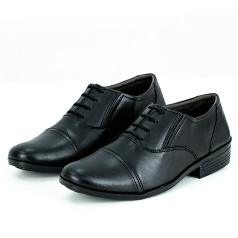 Giày bảo vệ BH29 da cao cấp, bền màu cho bảo vệ, nhân viên văn phòng