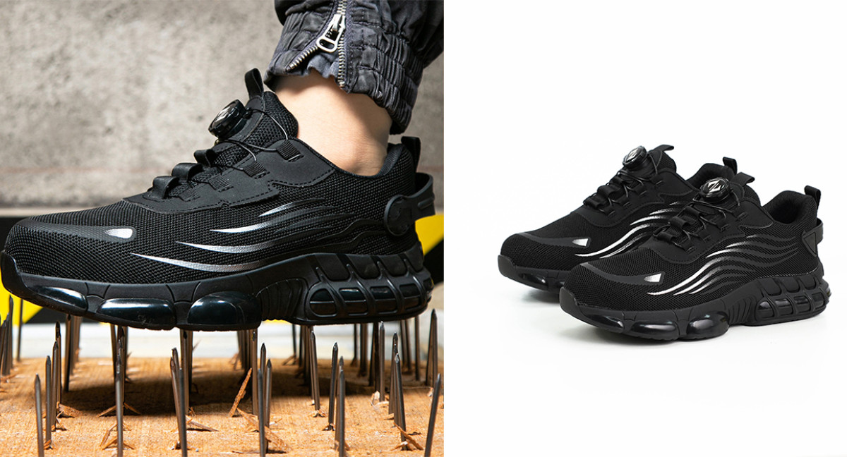 Giày bảo hộ lao động Zboot Z139 thiết kế núm vặn, đế thép mũi thép